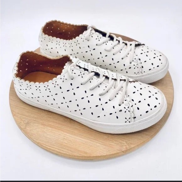 torrid Shoes - Torrid White Perforated Sneakers